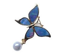 Elegante Broche De Con Diseños Perlas Materiales Aleación Forma Agua Goteando Para Mujeres Broche Instrucción Accesorio