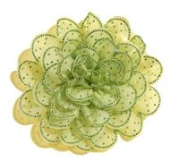 Elegante broche de flores de camelia con diamantes de imitación para mujer, pin de solapa floral de cristal brillante de 14 cm para vestidos, trajes, ramillete de fiesta de boda, regalo de joyería