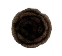 Elegante broche de flores de imitación de visón, accesorio versátil para mujeres, busca declaraciones de moda únicas y de buen gusto, suave y cómodo, One Size, como se describe