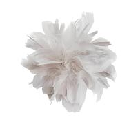 Elegante broche de flores de plumas, pin de solapa grande de 20 cm para mujeres y hombres, ramillete de tela para fiesta de boda, chal floral dramático, traje de vestir, accesorios de ropa, regalo de