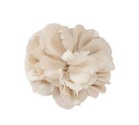 Elegante broche de flores grandes en tela suave elegante adorno de solapa de flores