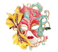 Elegante broche de golondrina con detalles de gota de aceite y diamantes de cristal para mujer, accesorio de joyería de moda artística de aceite Dro unisex vintage inspirado en China, talla única