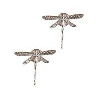 Elegante broche de libélulas para mujer, accesorio de moda, pin de aleación de metal para vestido, blusa, chamarra, decoración, broche de damisela