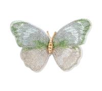 Elegante broche de mariposa bordado con diseños de inspiración vintage para mujer, accesorios de joyería, ideas de regalo, accesorio de mariposa para fiestas, One Size, como se describe