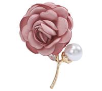 Elegante broche de solapa con diseño de flores, broche para vestido de boda, vestido de novia, traje de mujer, suéter, chal, joyería de fiesta nupcial, talla única, como se describe
