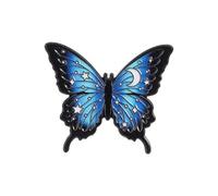 Elegante broche de y rojo, Pin de solapa artístico con acento de estrella en la, ideal para concepto de regalo de diario