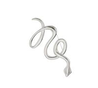 Elegante broche dorado de serpiente para aquellos que buscan accesorios personalizados, adecuados para varias ocasiones, uso diario, joyería de cultura de serpiente, talla única, como se describe