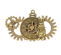 Elegante broche punk para mujer, gótico, fiesta, insignia, carnaval, disfraz, solapa, decoración de ropa, broche steampunk, joyería antigua