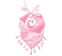 Elegante bufanda ajustable con borlas de flores únicas, diadema cómoda para el día a día y fiestas