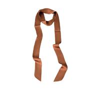 Elegante bufanda de seda para cabello y cuello versátiles, chal ligero de moda, dorado, Altoa única