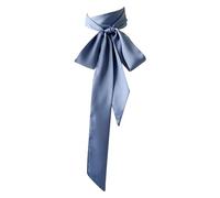 Elegante bufanda para el pelo con cinta para el pelo para fiestas informales, coleteros para el cuello, cinta larga para el pelo, diadema de seda