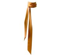 Elegante bufanda para el pelo con cinta para el pelo para fiestas informales, coleteros para el cuello, cinta larga para el pelo, diadema de seda