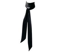 Elegante bufanda para el pelo con cinta para el pelo para fiestas informales, coleteros para el cuello, cinta larga para el pelo, diadema de seda