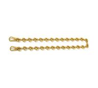Elegante cadena de aleación de repuesto, correa de hombro con hebillas de metal para bolso, axilas, bolsa geométrica, Nuevo dorado, One Size