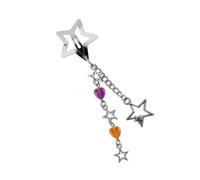 Elegante cadena de estrellas hecha a mano de aleación resistente que ofrece una mezcla de estilos frescos y dulces para mujeres modernas, uso casual