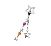 Elegante cadena de estrellas hecha a mano de aleación resistente que ofrece una mezcla de estilos frescos y dulces para mujeres modernas, uso casual
