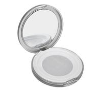 Elegante caja de polvos sueltos rellenable de 3 g con tamiz y esponja - Contenedor portátil para polvos fijadores de maquillaje para viajes