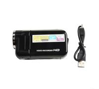 Elegante cámara digital HD portátil diseñada para mejorar tus habilidades fotográficas mientras viajas o disfrutas de actividades al aire libre hoy (negro)