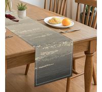 Elegante camino de mesa degradado, diseño minimalista moderno para decoración de comedor de otoño, perfecto para reuniones en casa y celebraciones de temporada, 33 x 183 cm