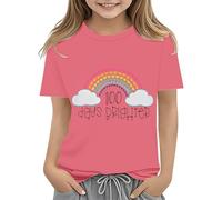 Elegante camisa para hombre Clothes First Day of School Shirt In My Pre School Shirt Toddler Kindergarten Shirts Schwarz Bluse Stehkragen, Rosa., 8-9 años