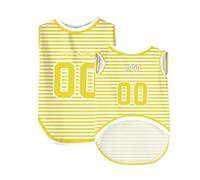 Elegante camiseta a rayas para mascotas, camisa personalizable para perro con número de nombre y logotipo personalizados, suéter suave y elástico para comodidad en interiores o salidas de primavera