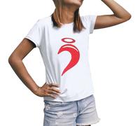 Elegante camiseta para el día de San Valentín, perfecta para acompañar a tus seres queridos, Blanco, M