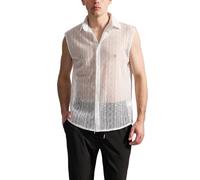 Elegante camiseta para hombre para tiempo libre con diseño moderno y tejido de alta calidad para un armario versátil, Blanco, XXL