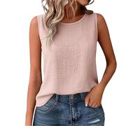 Elegante Camiseta sin Mangas de Capas para camisón y Transpirable con diseño de Doble Capa para Comodidad Diaria y Estilo Casual. De Secado rápido