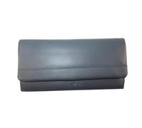 Elegante Cartera Monedero Grande VOI Azul, 19,5 x 10 x 3 cm