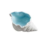 Elegante Cenicero de concha, cenicero creativo de cerámica para cigarrillos, cenicero de adorno minimalista moderno con estrella de mar, eliminación de cenicero para dormitorio interior fácil de usar