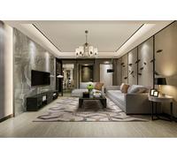 Elegante chandelier de metal, acabado antiguo, 85 cm de largo, 62 cm de diámetro, 6 x E27 Max 6 W, diseño moderno e industrial para decoración del hogar