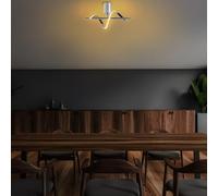 Elegante Chandelier, metal Body, 41 x 16 x 25 cm | SMD LED 11 W 3000 K | Iluminación elegante para decoración moderna del hogar, IP20