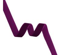 Elegante cinta de terciopelo de 9 mm diseñada para bodas y fiestas elegantes, ideal para crear hermosos elementos decorativos (morado)