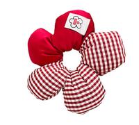 Elegante cinta para el pelo con diseño floral a rayas para mujer, tela elástica suave, para la cabeza, coleteros de flores exageradas para estudiantes