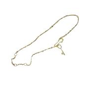 Elegante cinturón de cadena de aleación de Zn con detalle único de ojal, ideal para sesiones de fotos y eventos festivos, cuentas de moda para mujeres