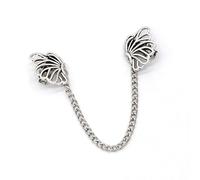 Elegante Clip Para Suéter Broche De Aleación Cárdigan Cierre Cadena Sujetador Ropa Accesorio Amantes Accesorio Atuendo