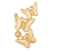 Elegante colección de broches de mariposa hechos a mano con diseño delicado, accesorio creativo de solapa para mujeres de moda, pieza de joyería única