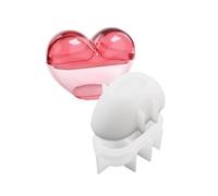 Elegante colección de corazones de silicona portátil para artesanos, fiestas de cumpleaños, suministros de manualidades y decoración de bodas