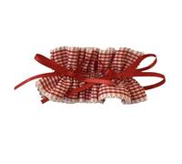 Elegante coletero de encaje grueso para cabello de gran tamaño, elegante cuerda de pelo para mujer, soporte para cola de caballo, para mujer, D