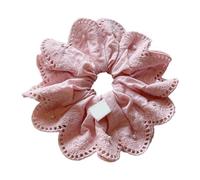 Elegante coletero de encaje para el pelo, de tela suave, accesorio para el pelo para mujeres y niñas, para uso diario, fiesta, boda, casual, graduación, ocasión