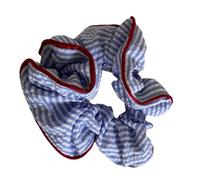 Elegante coletero elástico a rayas para coleta de caballo para boda, moños grandes, elásticos para varios peinados