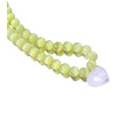 Elegante collar con colgante de corazón, ópalos coloridos, cadena para el cuello, accesorios de joyería para mujeres modernas y niñas, accesorio de fiesta