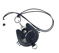 Elegante collar con dije felino portátil, materiales de poliuretano, multifuncional, bolsa de joyería, bolso de cuero para uso diario, a juego, nuevo para citas, accesorios para festivales y fiestas
