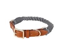 Elegante collar de algodón para perros pequeños, resistente y cómodo para el uso diario y actividades al aire libre, elegante collar de perro