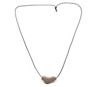 Elegante collar de cuerda de cuero de aleación resistente con remolinos de acento versátil accesorio de joyería para un aspecto moderno elegante collar de amor, talla única, como se describe, No es