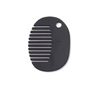 Elegante collar de peine de aleación con colgante portátil, cepillo de pelo, herramienta de aseo para el cabello, accesorio de moda para fiestas de viaje