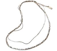 Elegante collar de perlas de latón para mujer, diseño distintivo de perlas grandes, gargantilla ajustable chapada en plata, apto para alérgicos, adorno ideal, diseño del año en curso