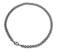 Elegante collar de perlas grises para mujer, longitud ajustable de 18 pulgadas, cierre plateado, collar único inspirado en Tahití, diseño ligero e hipoalergénico