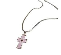 Elegante collar gótico cruzado con cadena de clavícula para fiestas y uso diario, diseño sofisticado para mujer, collar de cadena ajustable, talla única, como se describe, como se describe