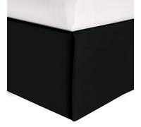 Elegante comodidad de 1 pieza Falda de cama slida 1500 Conteo de hilos de calidad egipcia Diseo minimalista con un aspecto moderno: cuidados fcile